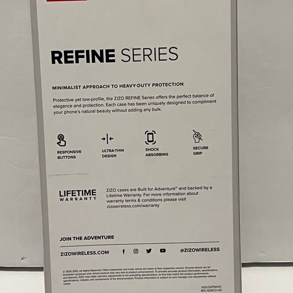 Zizo Refine Series Nokia C2 Tava Holographic Case New - Picture 2 of 4